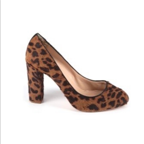 J. Crew Shoes - J. Crew Collection Etta Leopard Heels